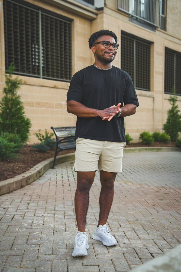 Pace Performance Shorts Khaki