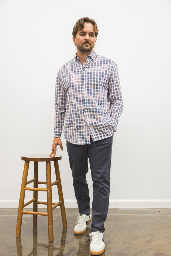 Lightweight Stretch Chino Charcoal
