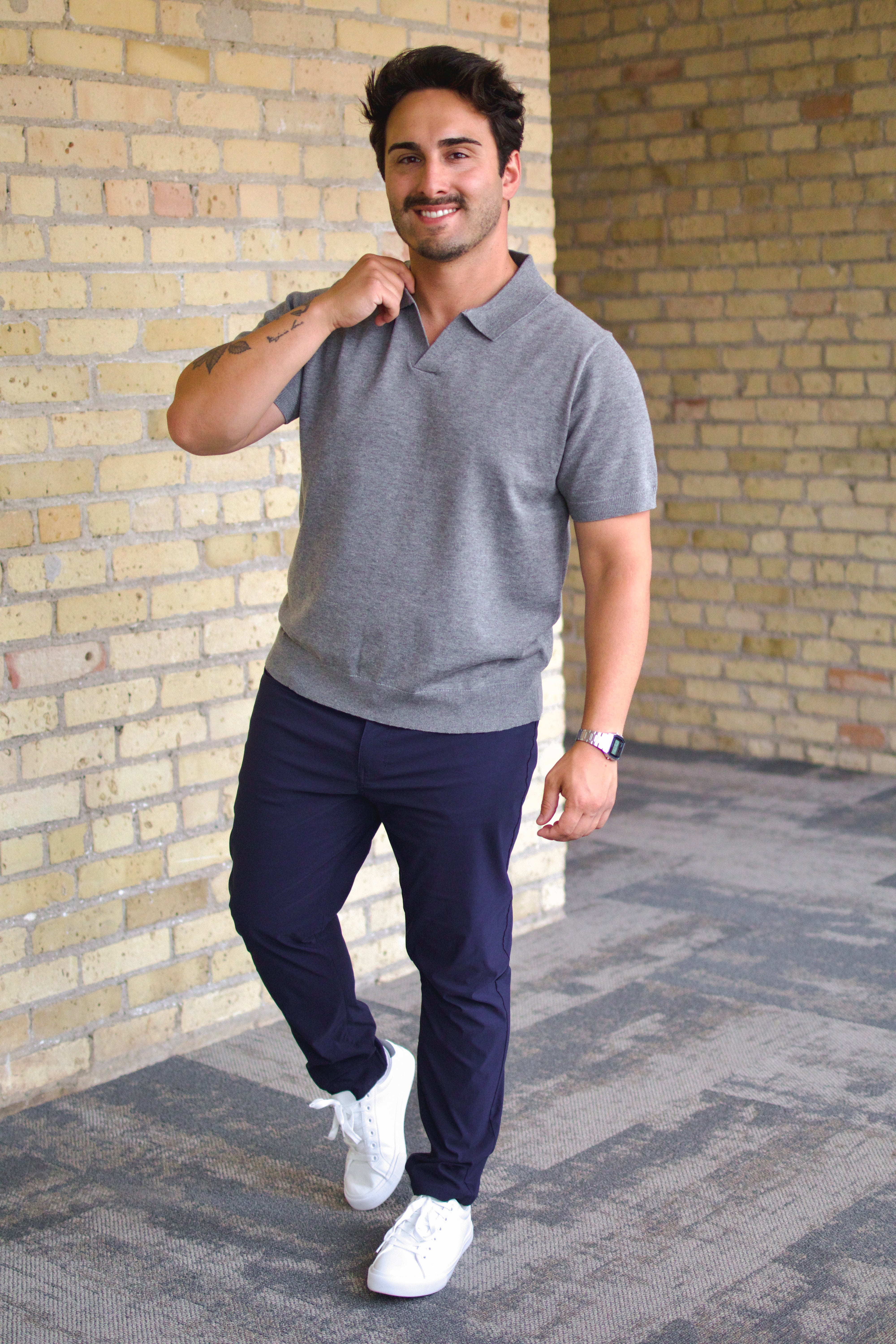 Sweater Polo Gray