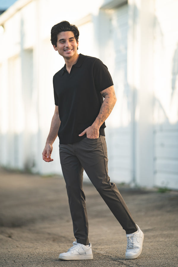 Super Stretch Performance Pants 5 Pocket Charcoal