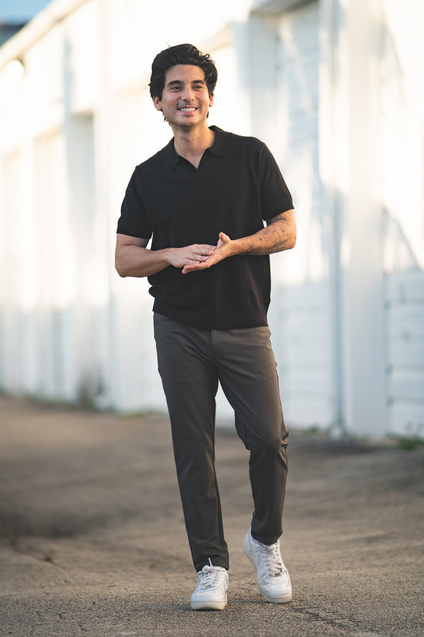 Super Stretch Performance Pants 5 Pocket Charcoal