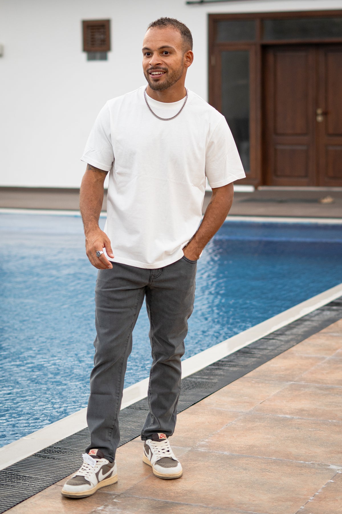 Core Extra Stretch Jeans Charcoal
