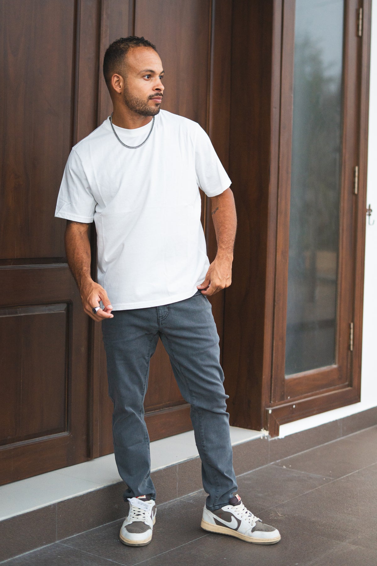 Core Extra Stretch Jeans Charcoal