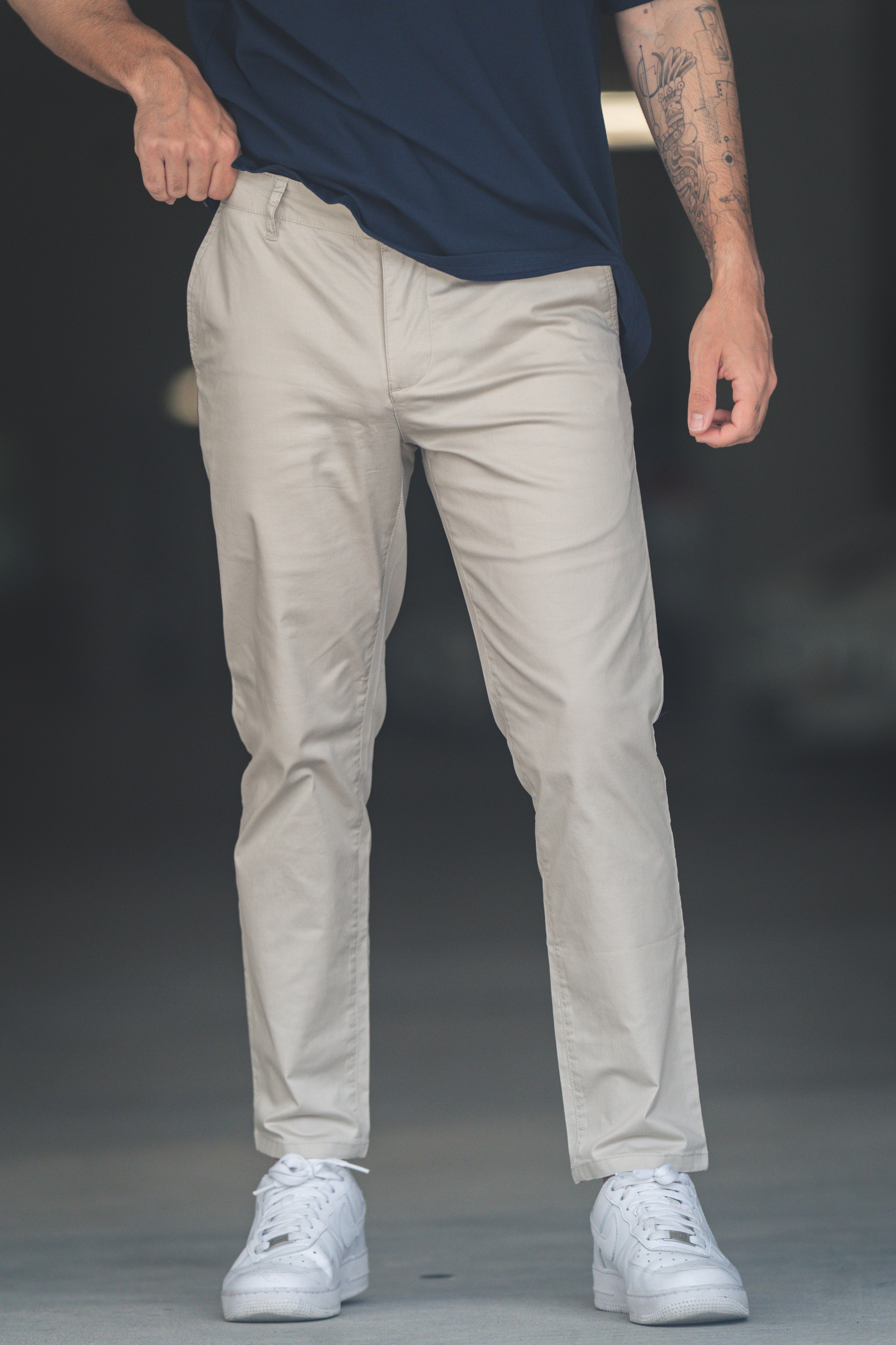 Lightweight Stretch Chino | Sand | Under 510