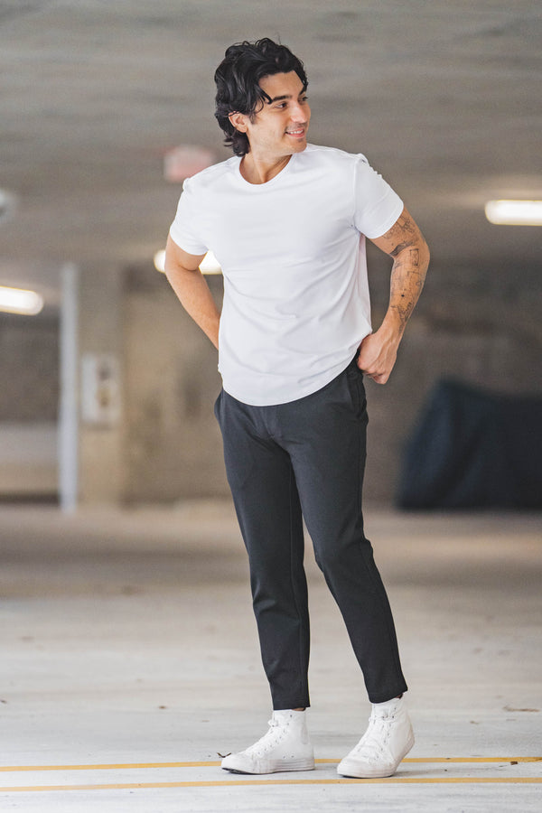 Mason Omni-Stretch Knit Pants Black