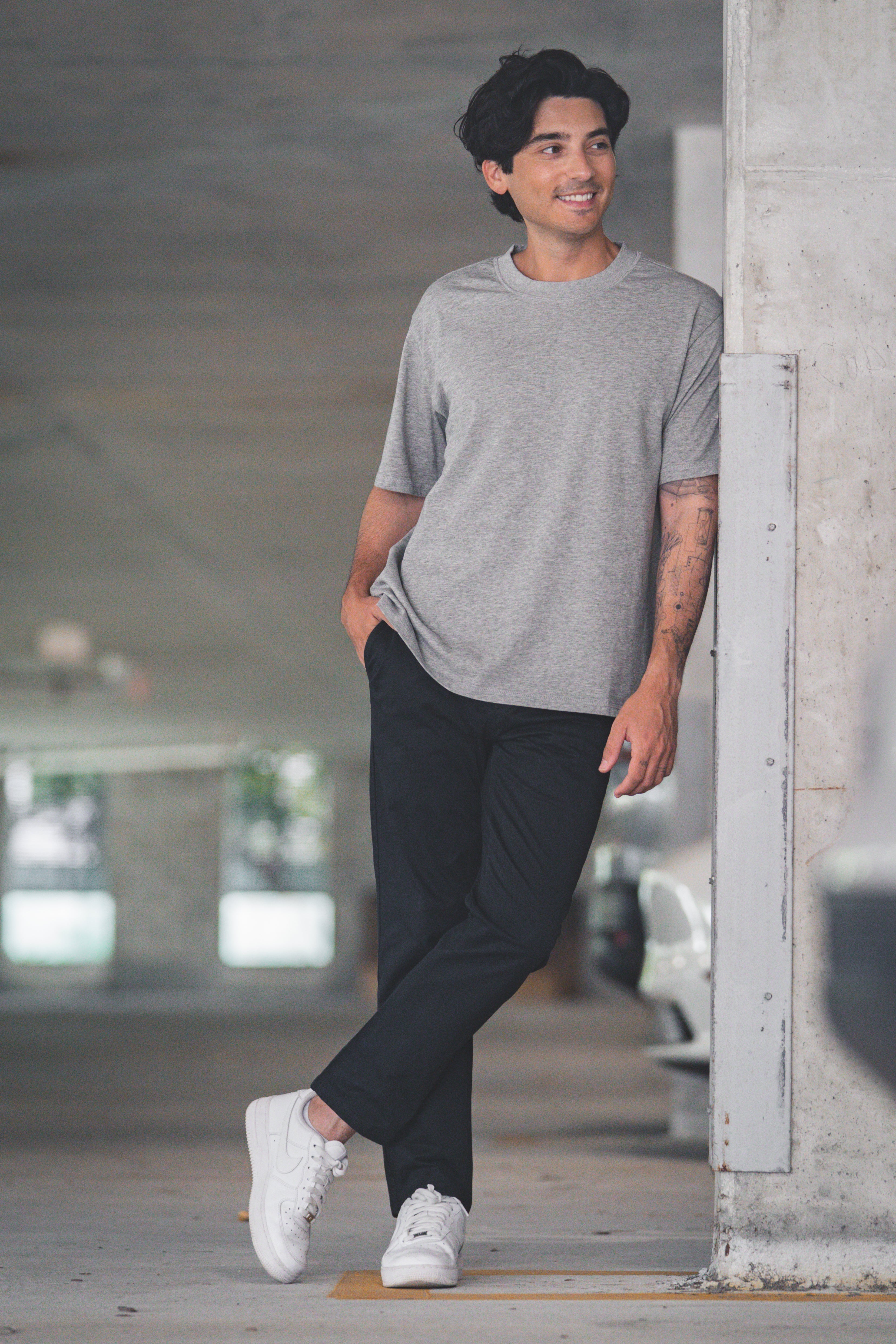 Straight Fit Core Stretch Chino Black