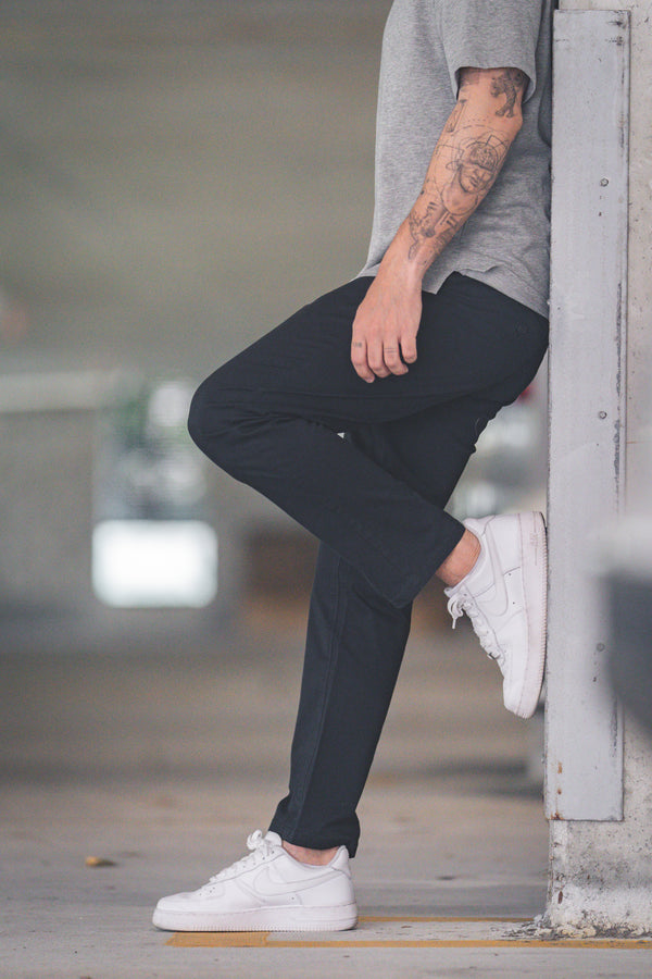 Straight Fit Core Stretch Chino Black