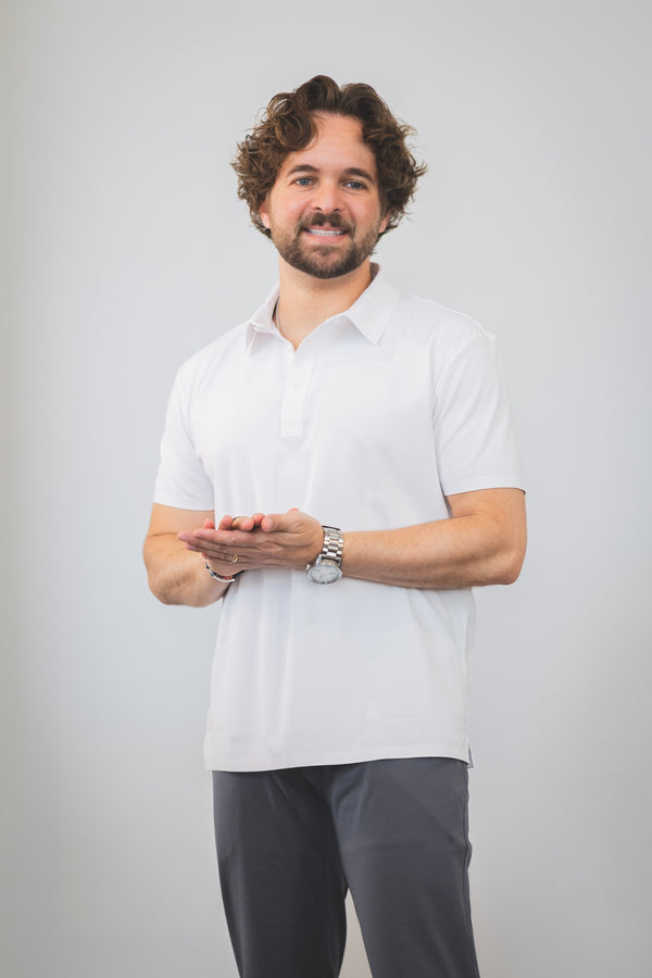 Tech Polo White