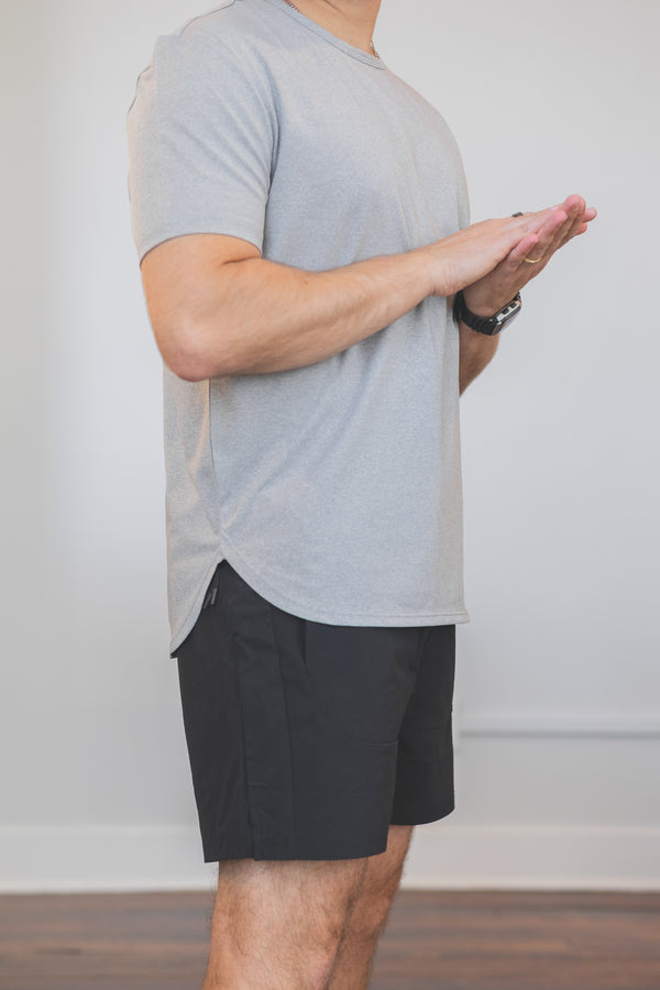 Running T-Shirt Light Gray