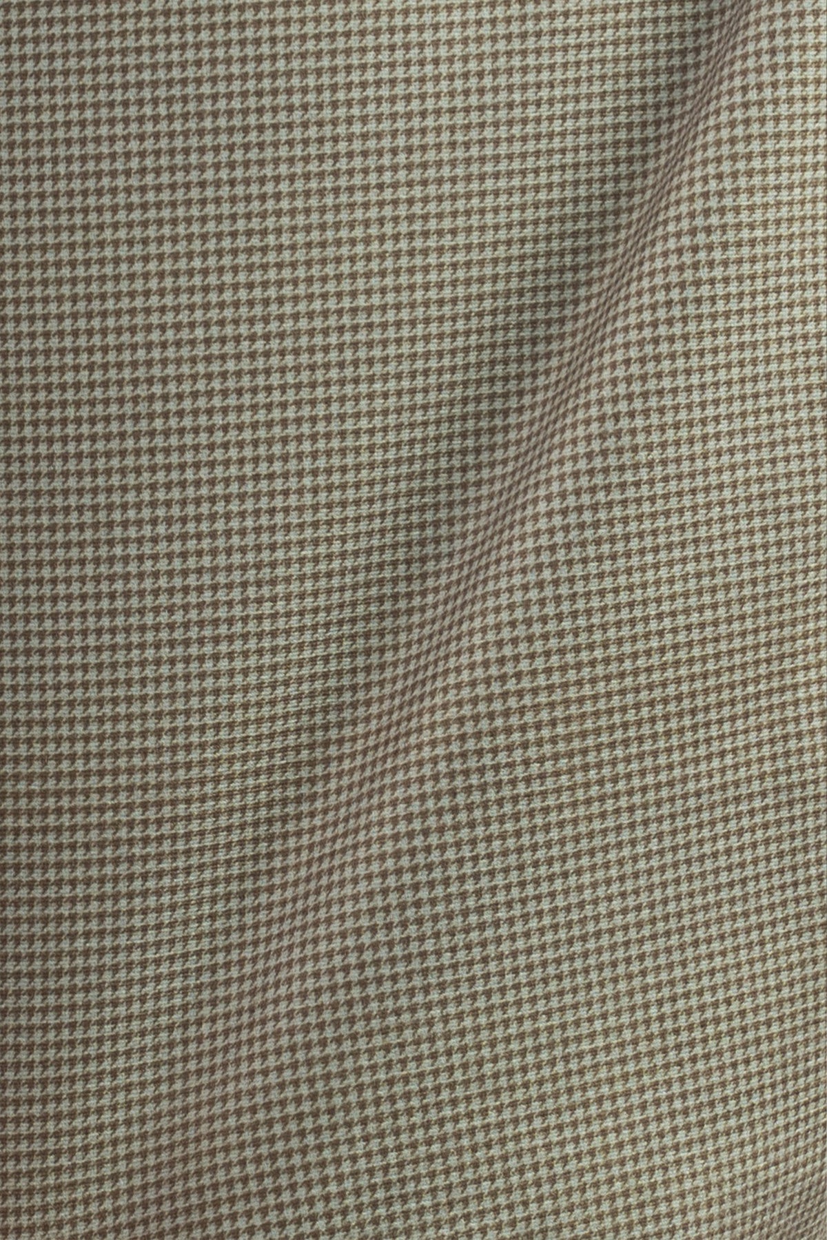 Cozy Overshirt Olive Houndstooth