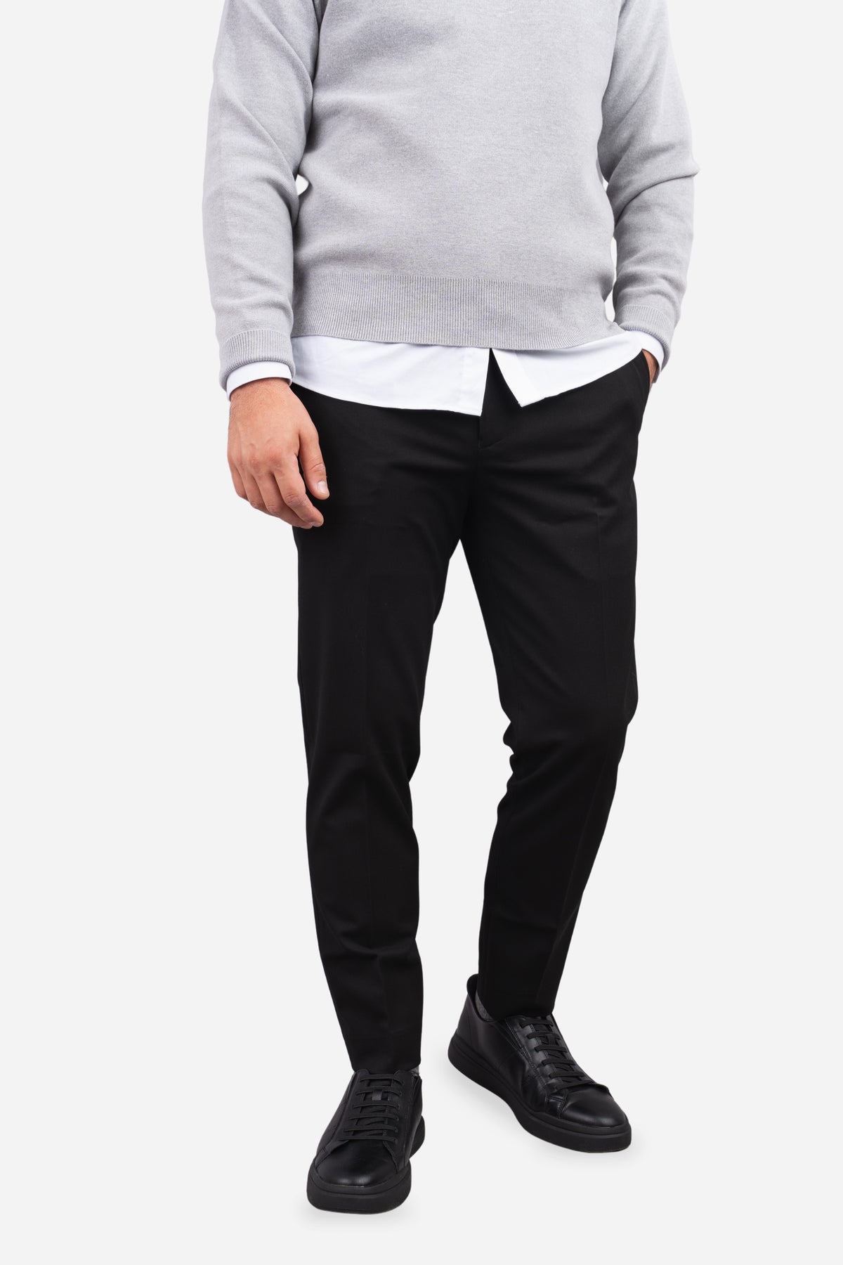 Dean Stretch Twill Dress Pants Black