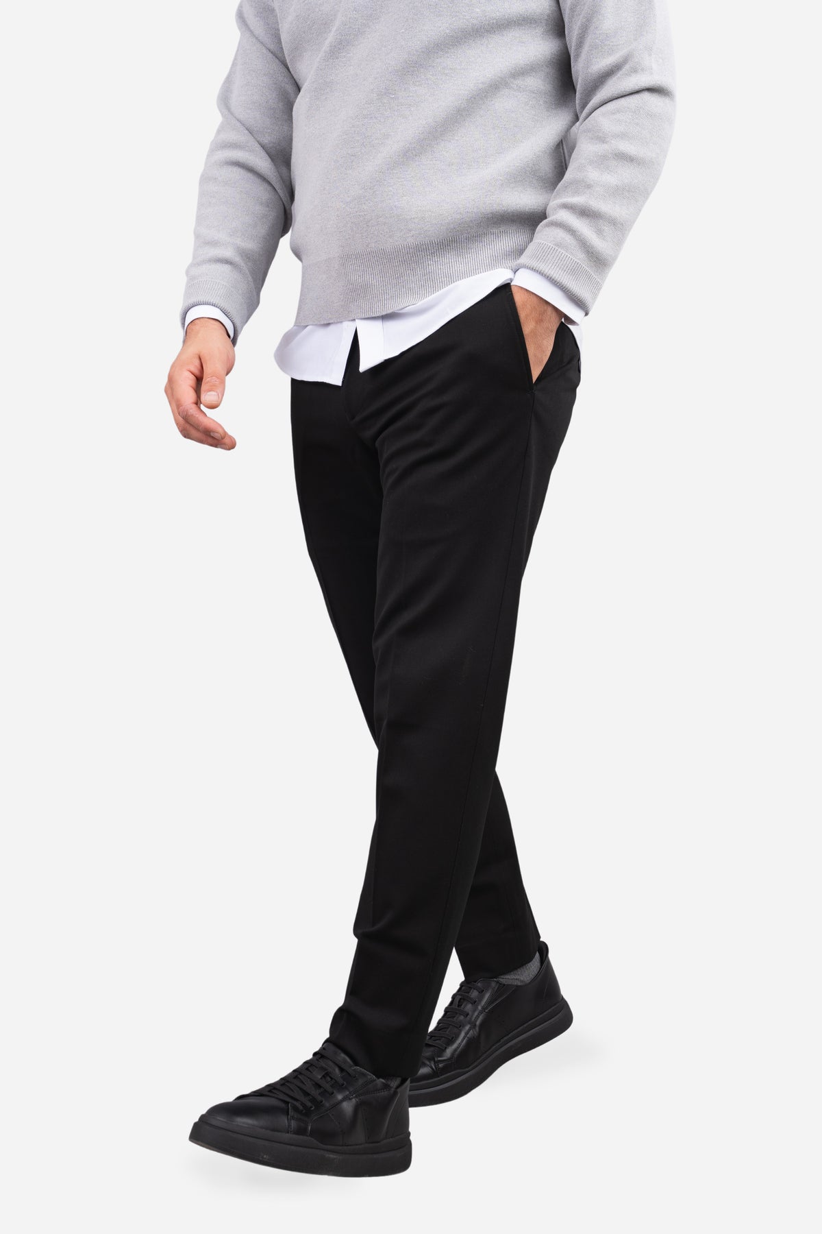 Dean Stretch Twill Dress Pants Black