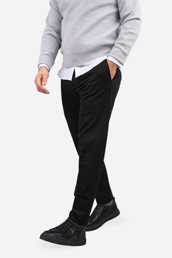 Dean Stretch Twill Dress Pants Black