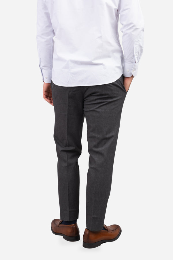 Dean Stretch Twill Dress Pants Charcoal