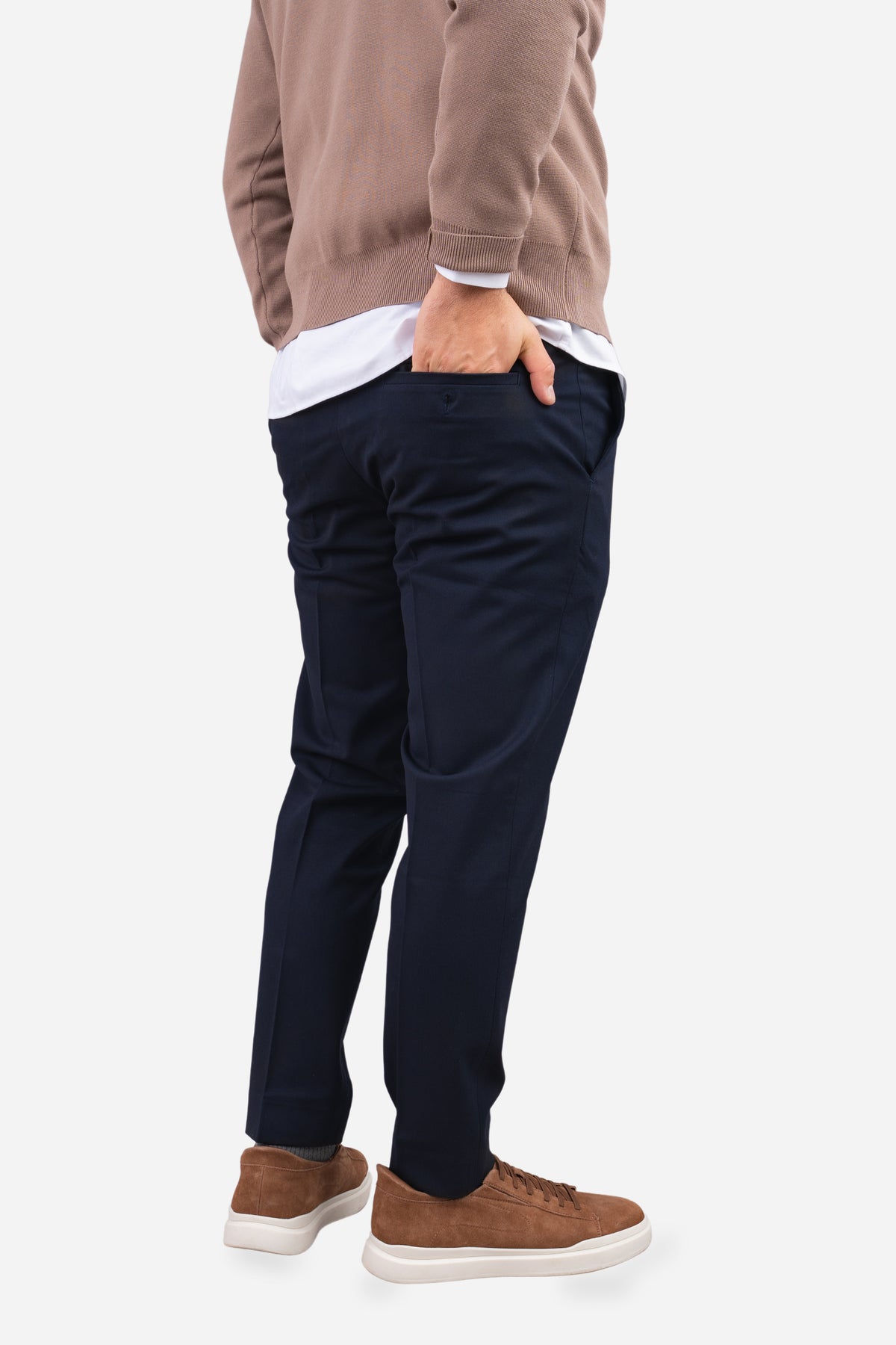 Dean Stretch Twill Dress Pants Navy
