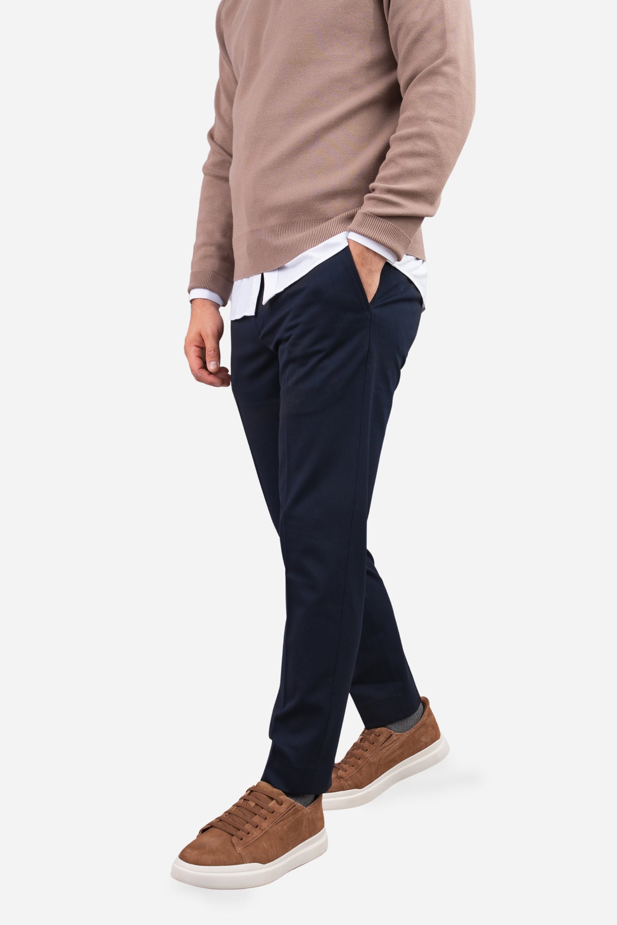 Dean Stretch Twill Dress Pants Navy