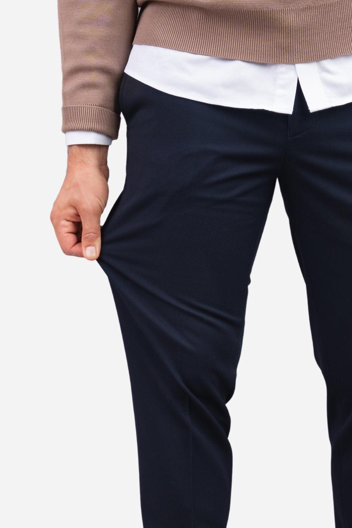 Dean Stretch Twill Dress Pants Navy