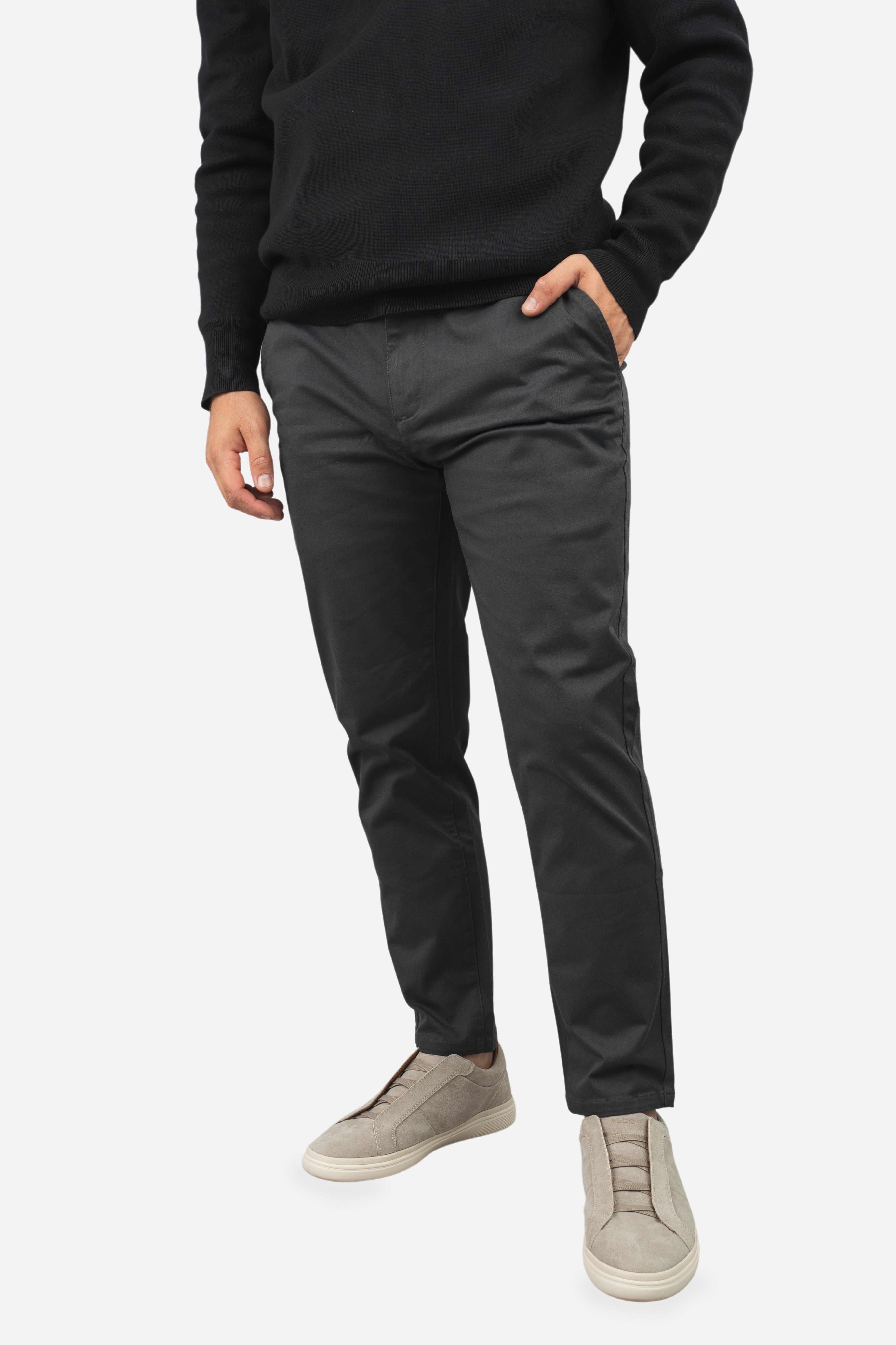 Extra Stretch Chino Charcoal