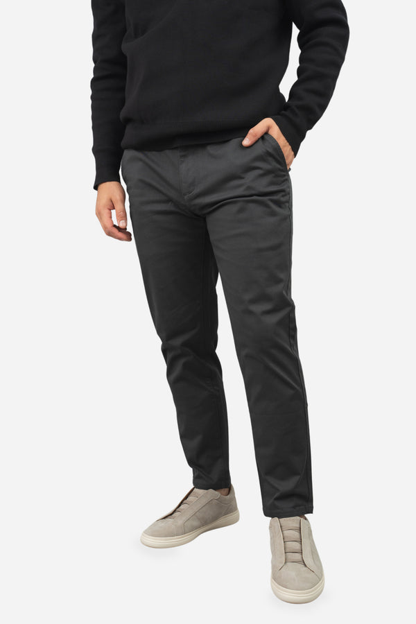Extra Stretch Chino Charcoal