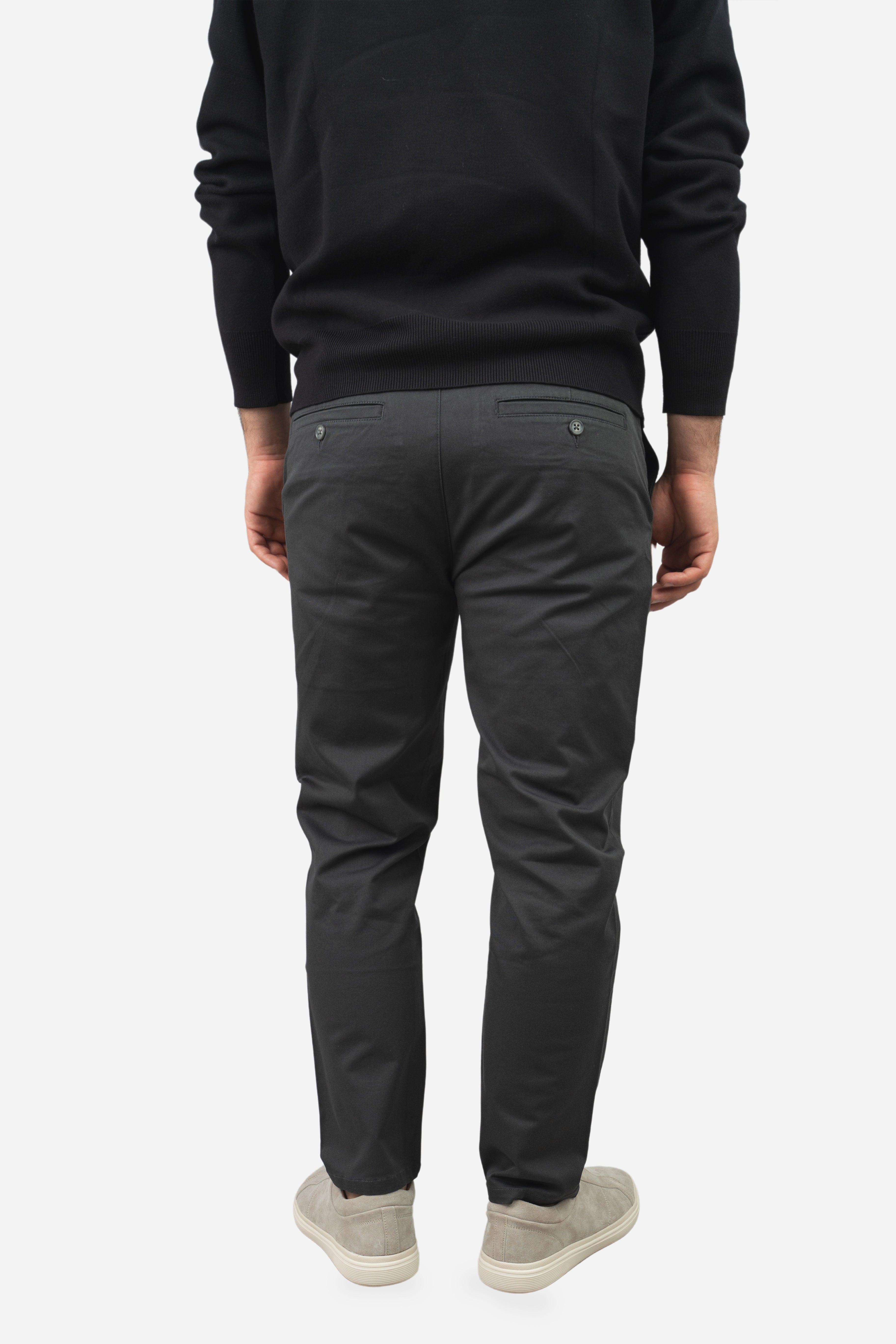 Extra Stretch Chino Charcoal
