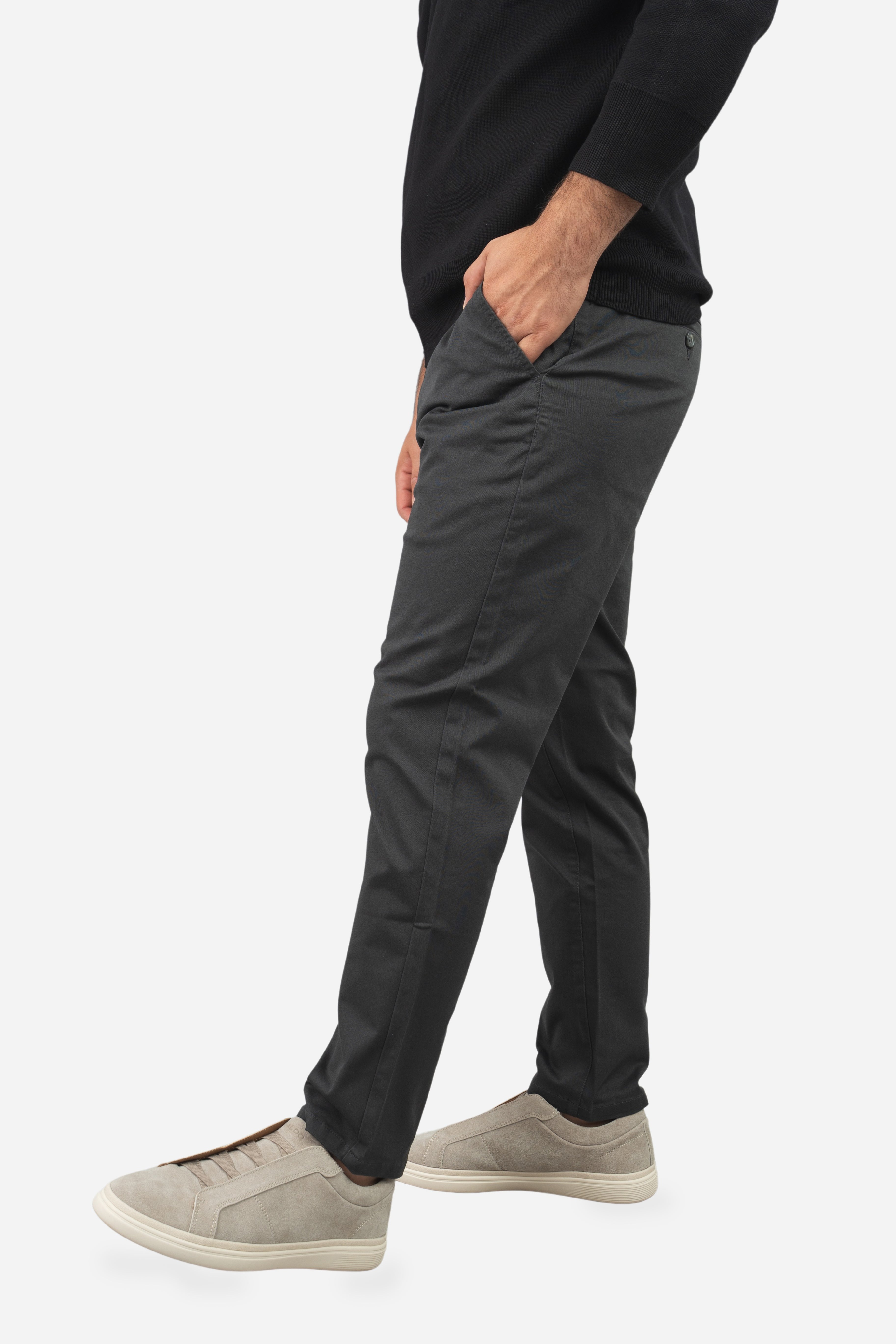 Extra Stretch Chino Charcoal
