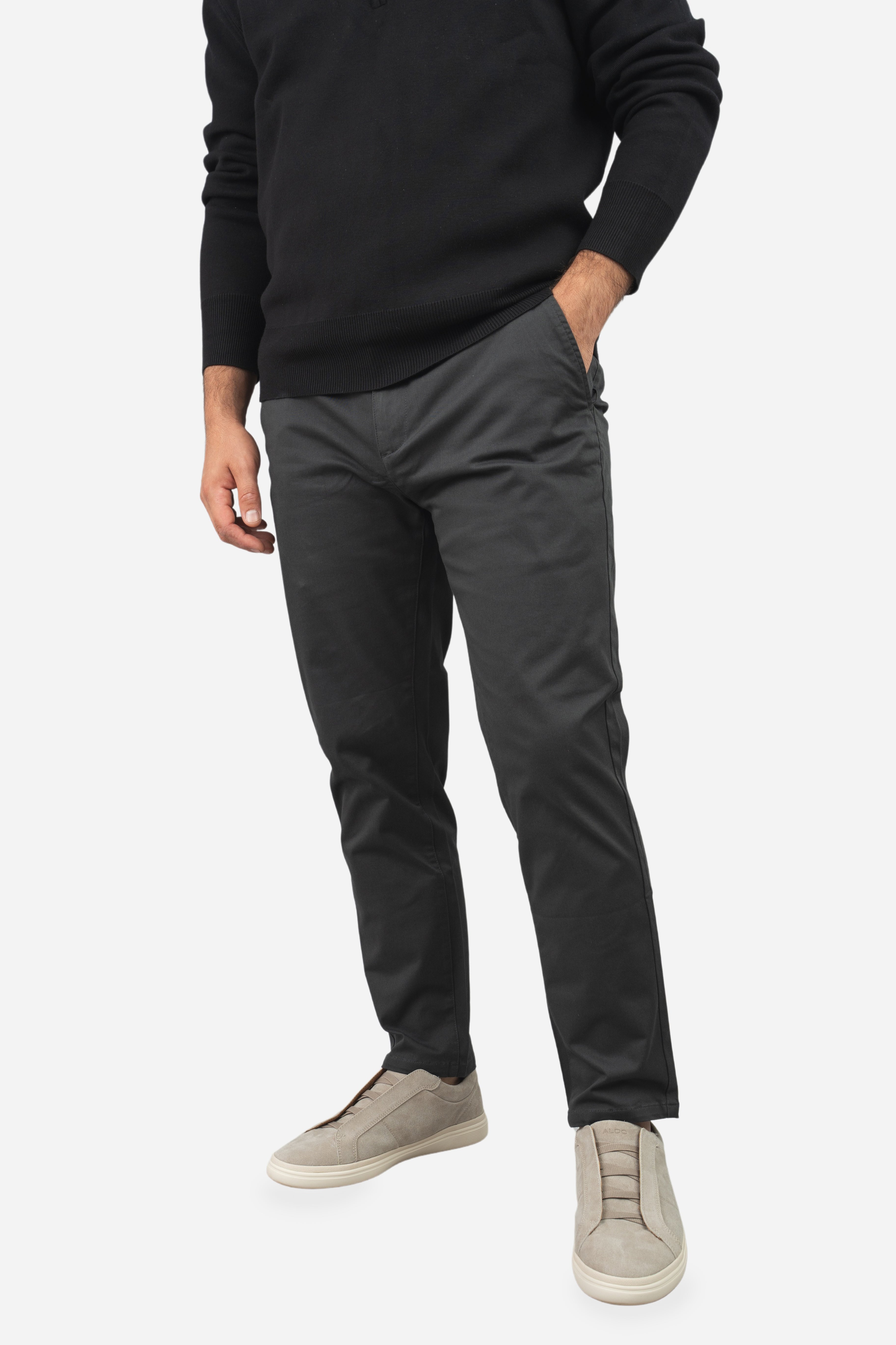 Extra Stretch Chino Charcoal