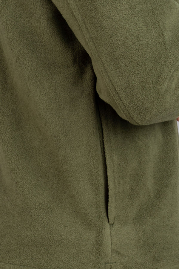 Fleece Overshirt Olive