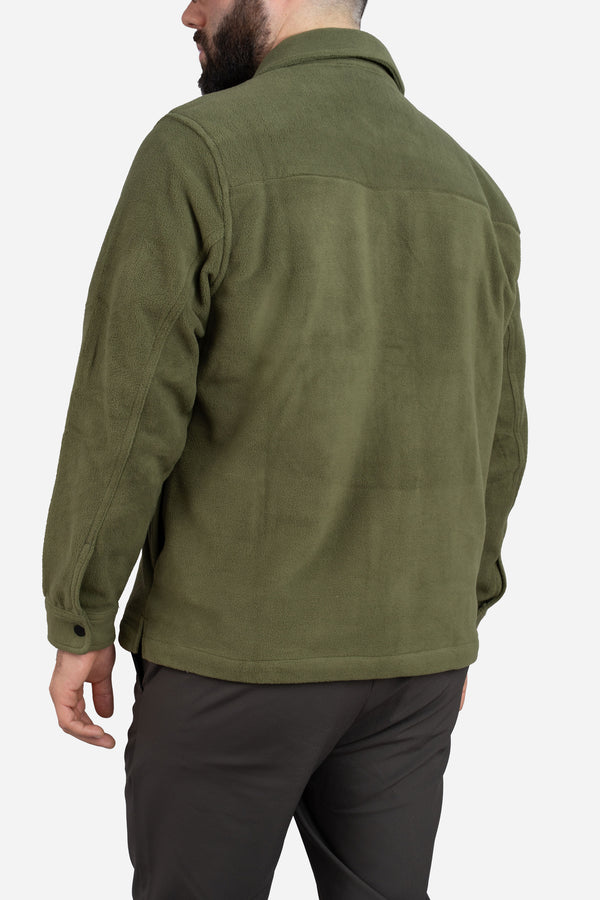 Fleece Overshirt Olive