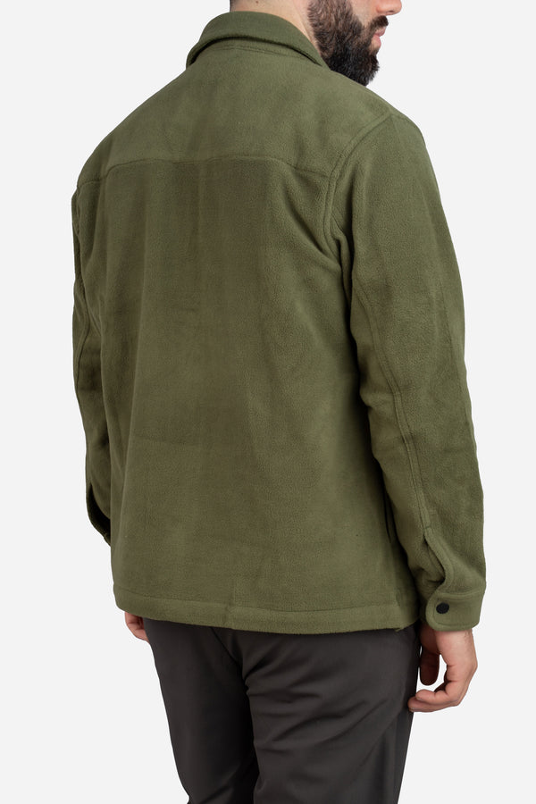 Fleece Overshirt Olive