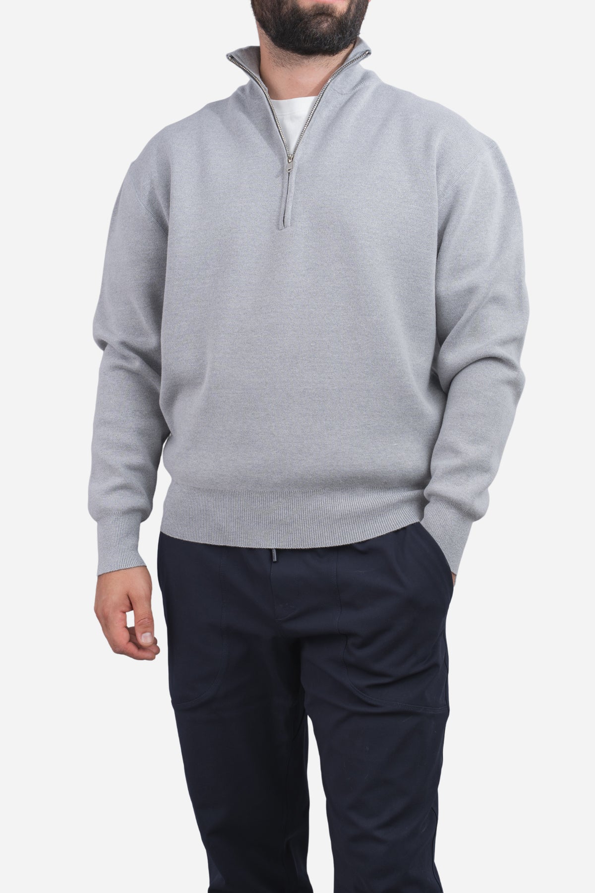 Hudson Half Zip Champion Gray