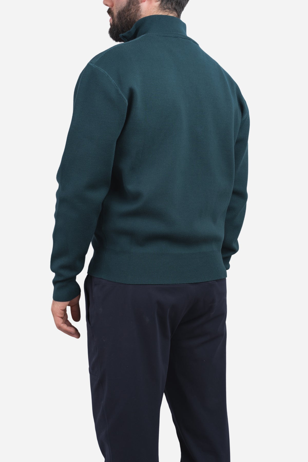 Hudson Half Zip Emerald