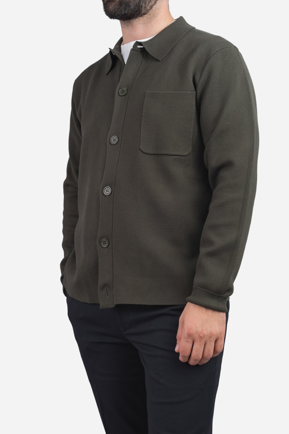 Hudson Shirt Cardigan Ivy