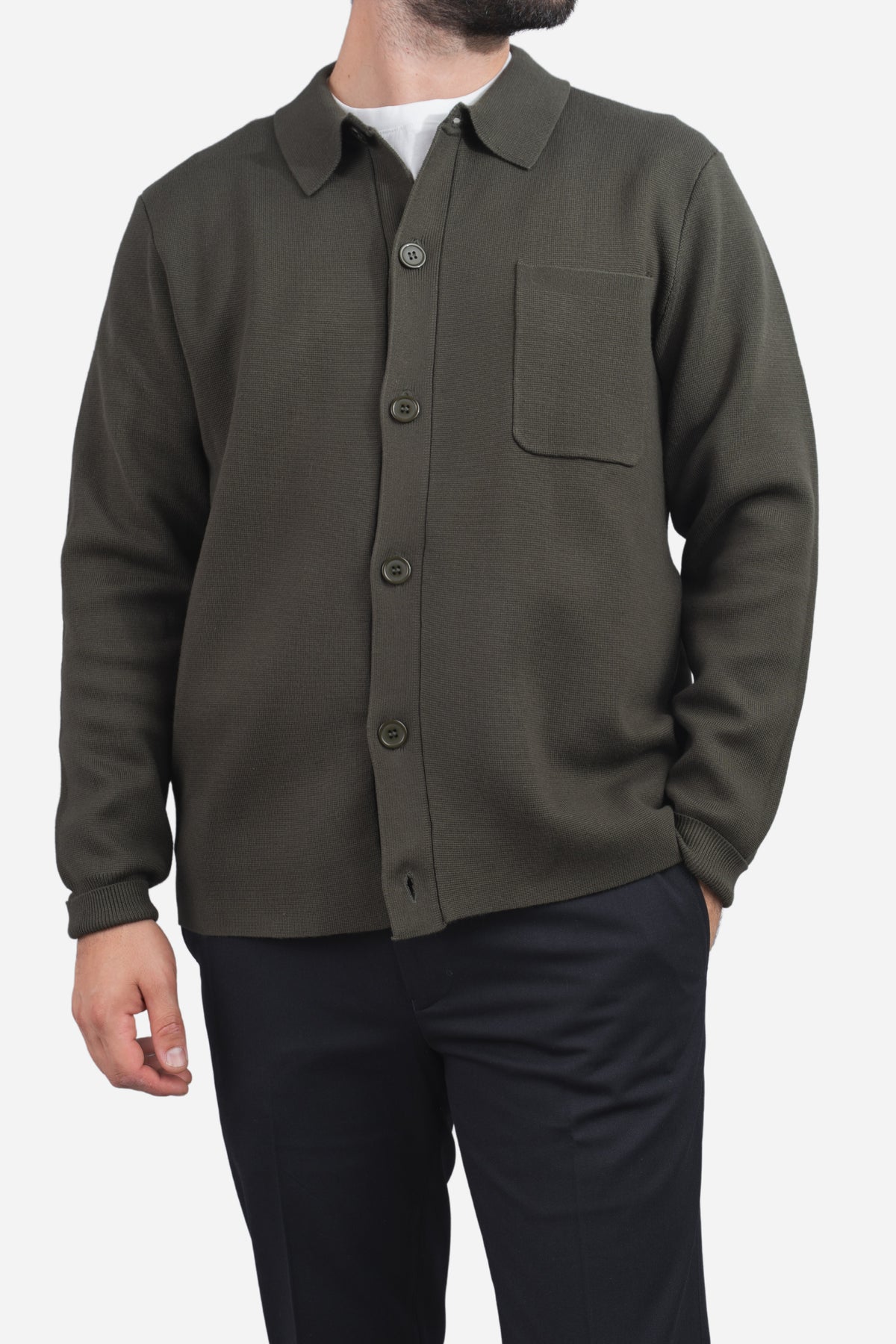Hudson Shirt Cardigan Ivy