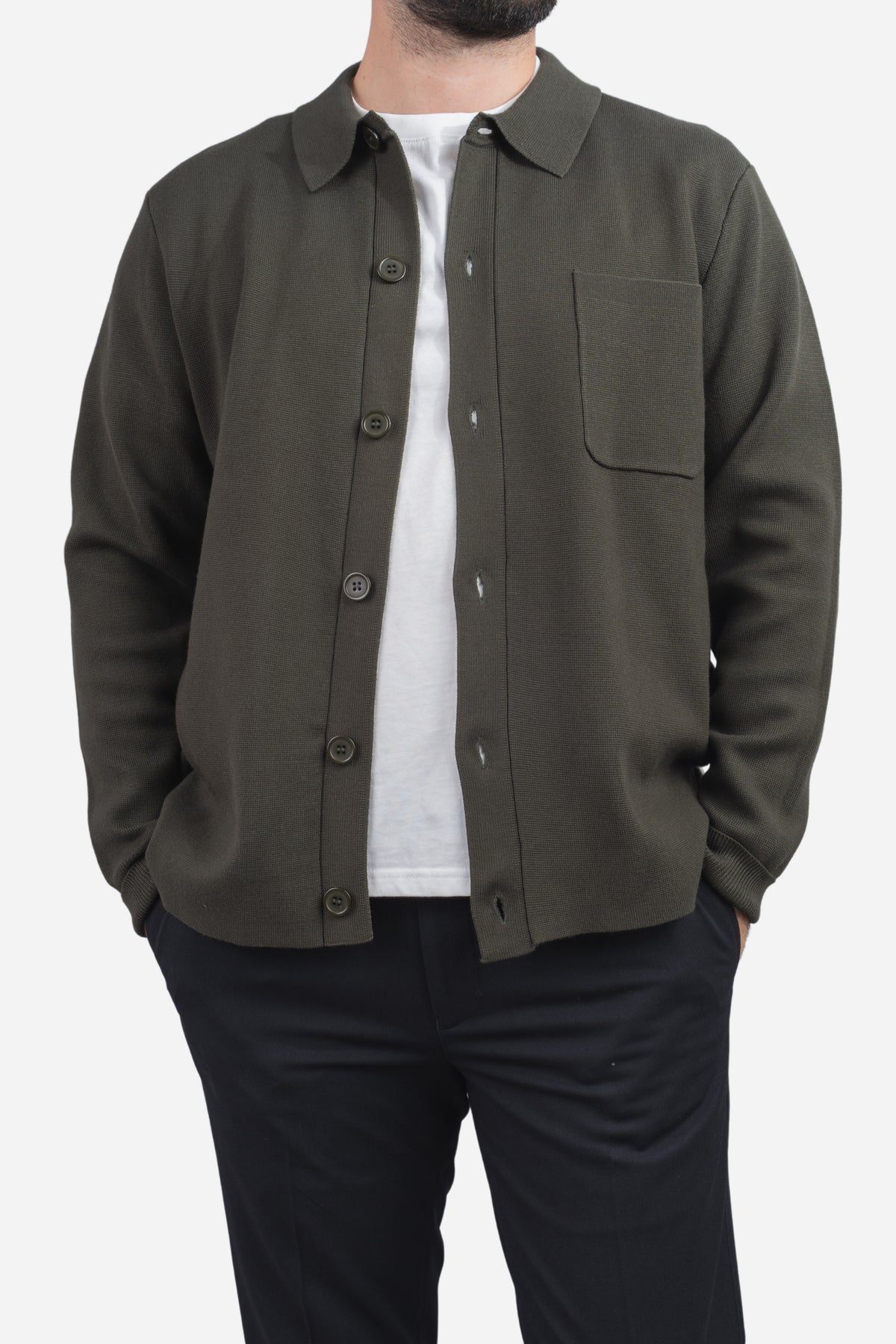 Hudson Shirt Cardigan Ivy