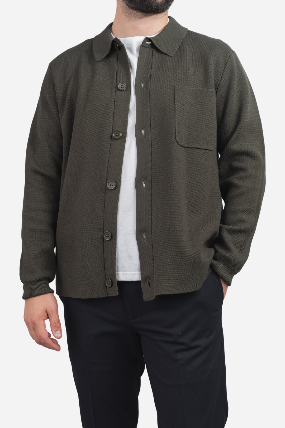 Hudson Shirt Cardigan Ivy