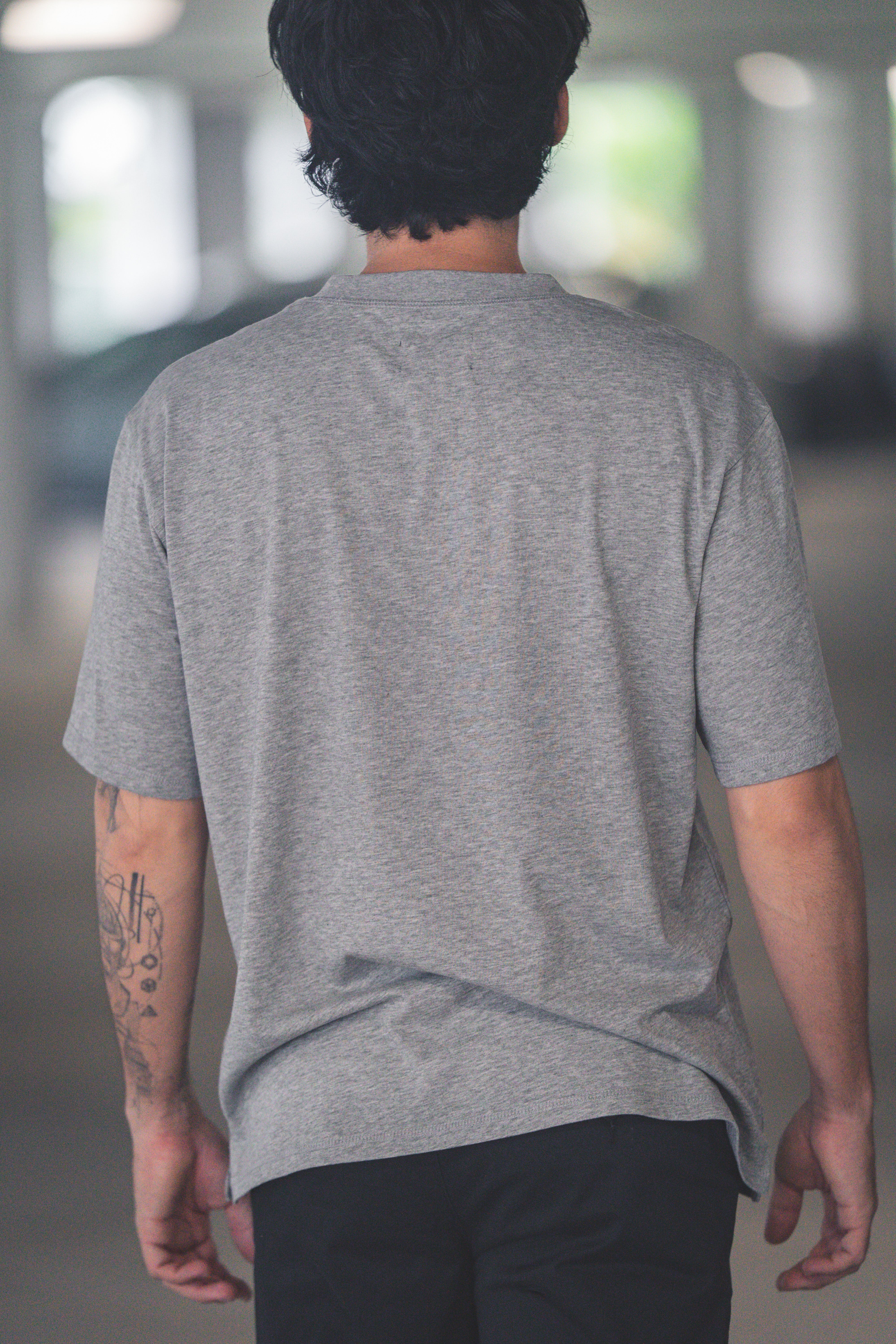 Core T-Shirt Loose Fit Heather Gray