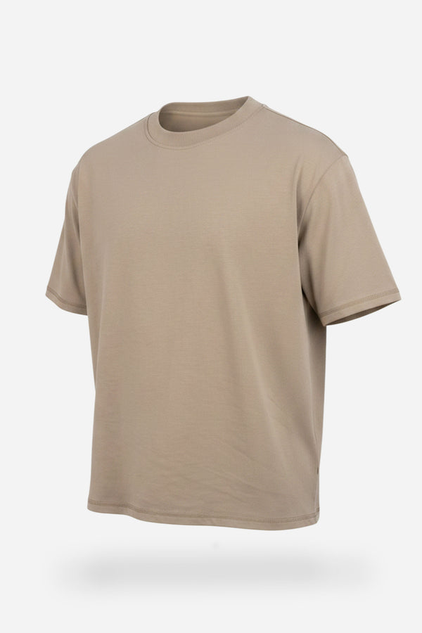 Core T-Shirt Loose Fit Taupe