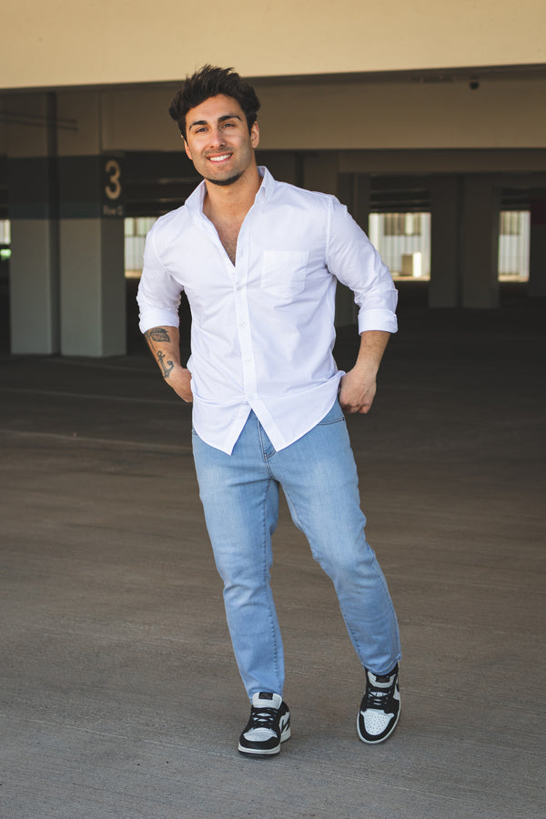 Core Extra Stretch Jeans Light Wash