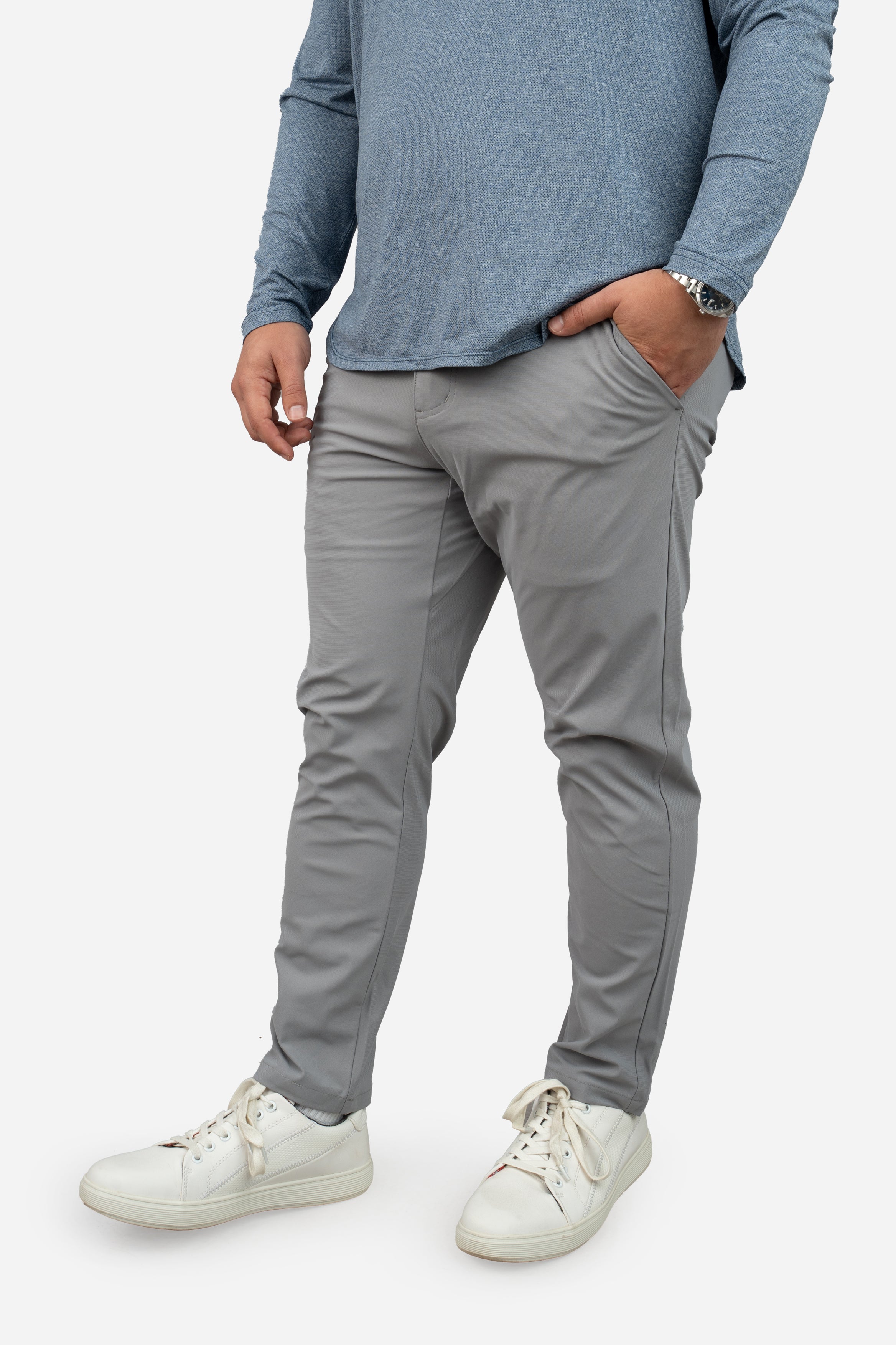 パンツ 2010AW Undercover Slash Faded Grey Pants Sun Bleached Fold Pants (PA02-GREY)