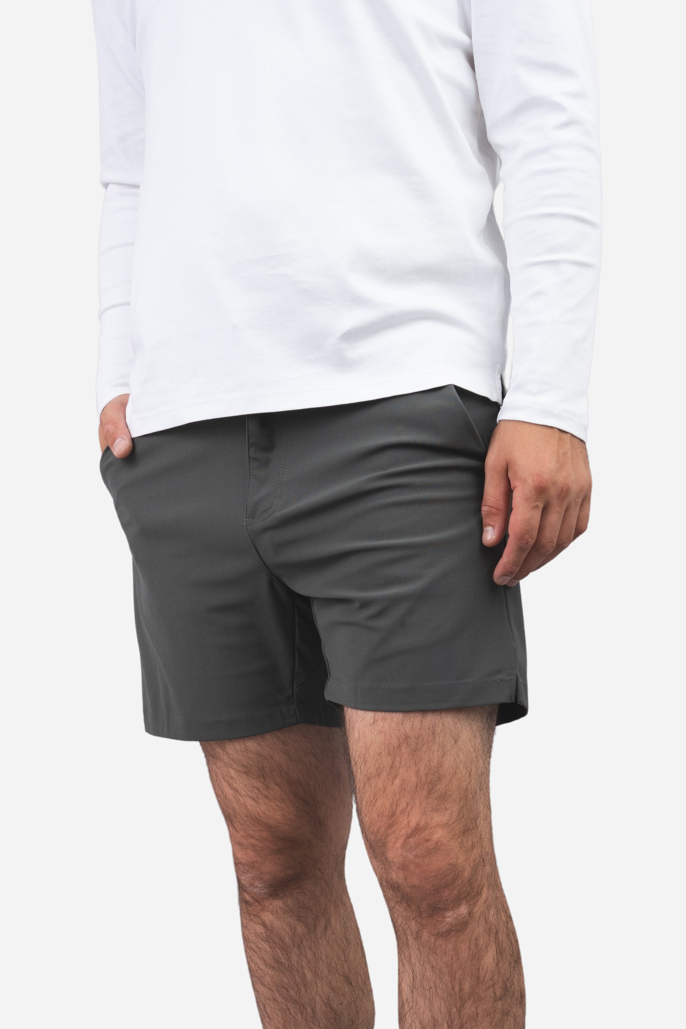Pace Performance Shorts Charcoal