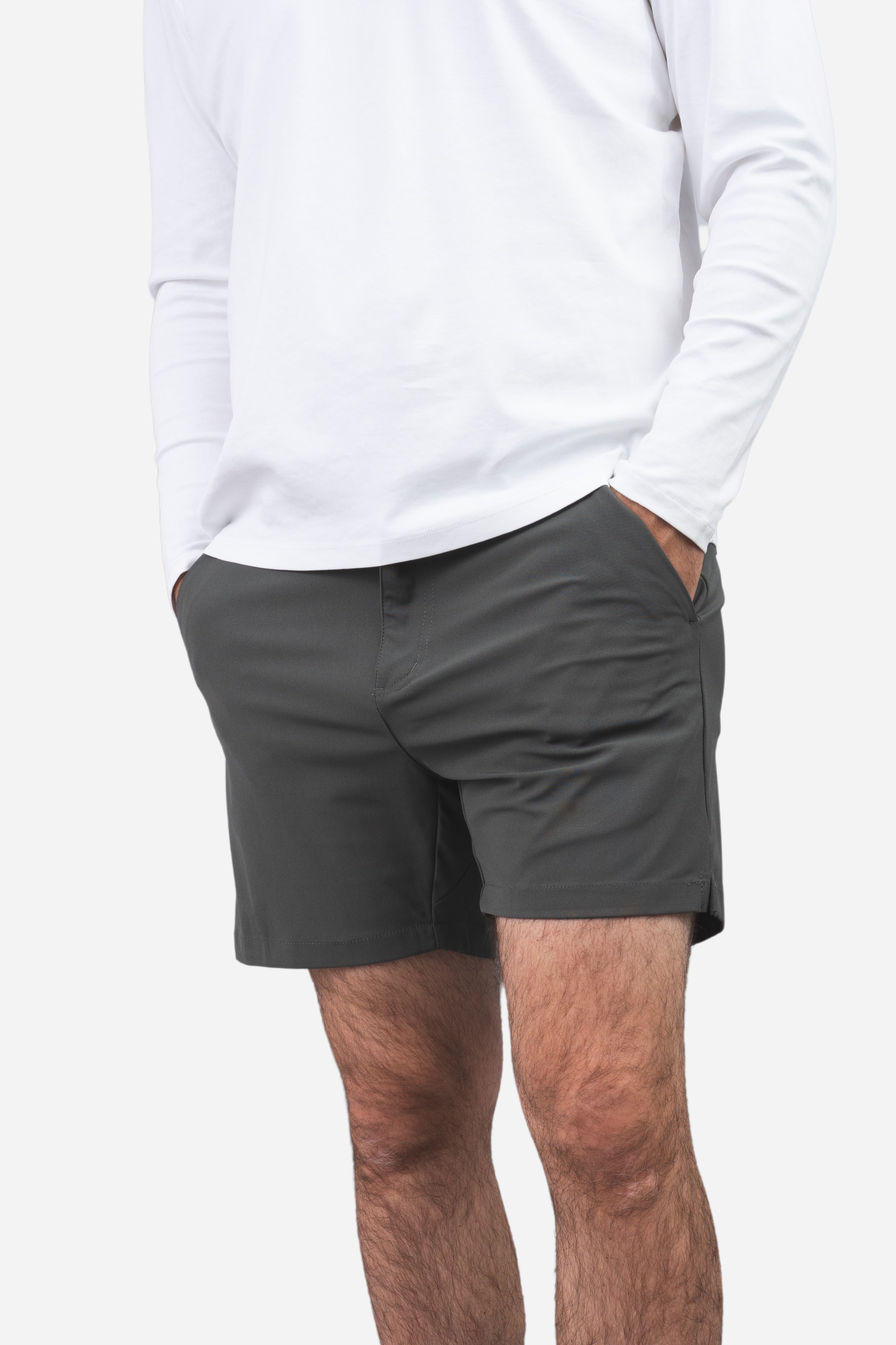Pace Performance Shorts Charcoal
