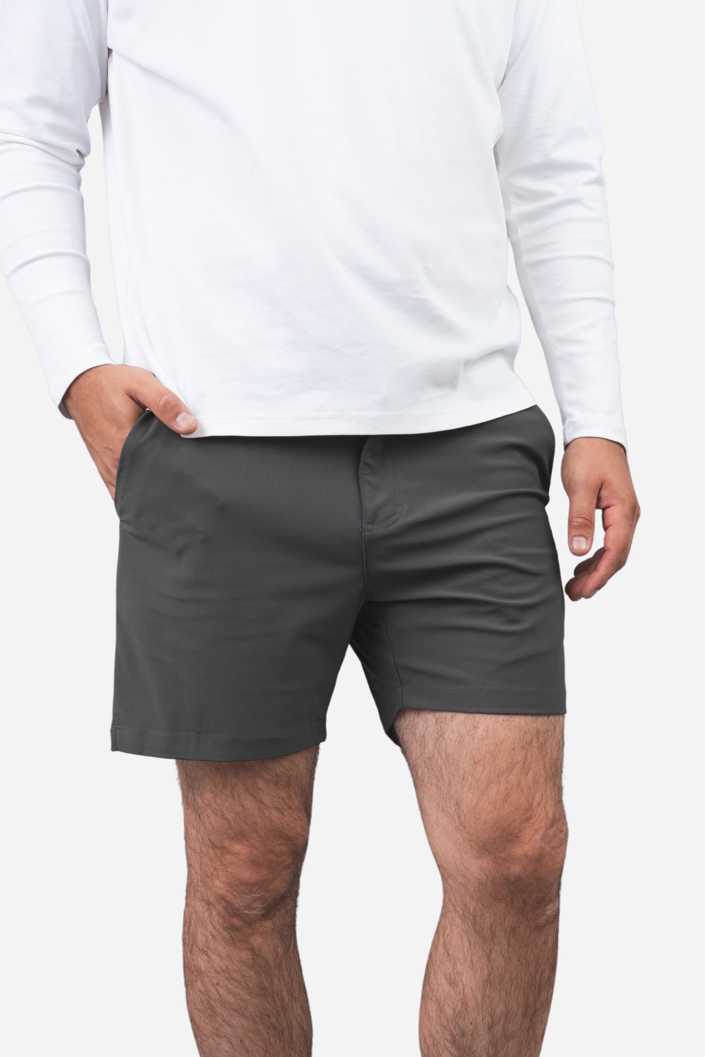 Pace Performance Shorts Charcoal