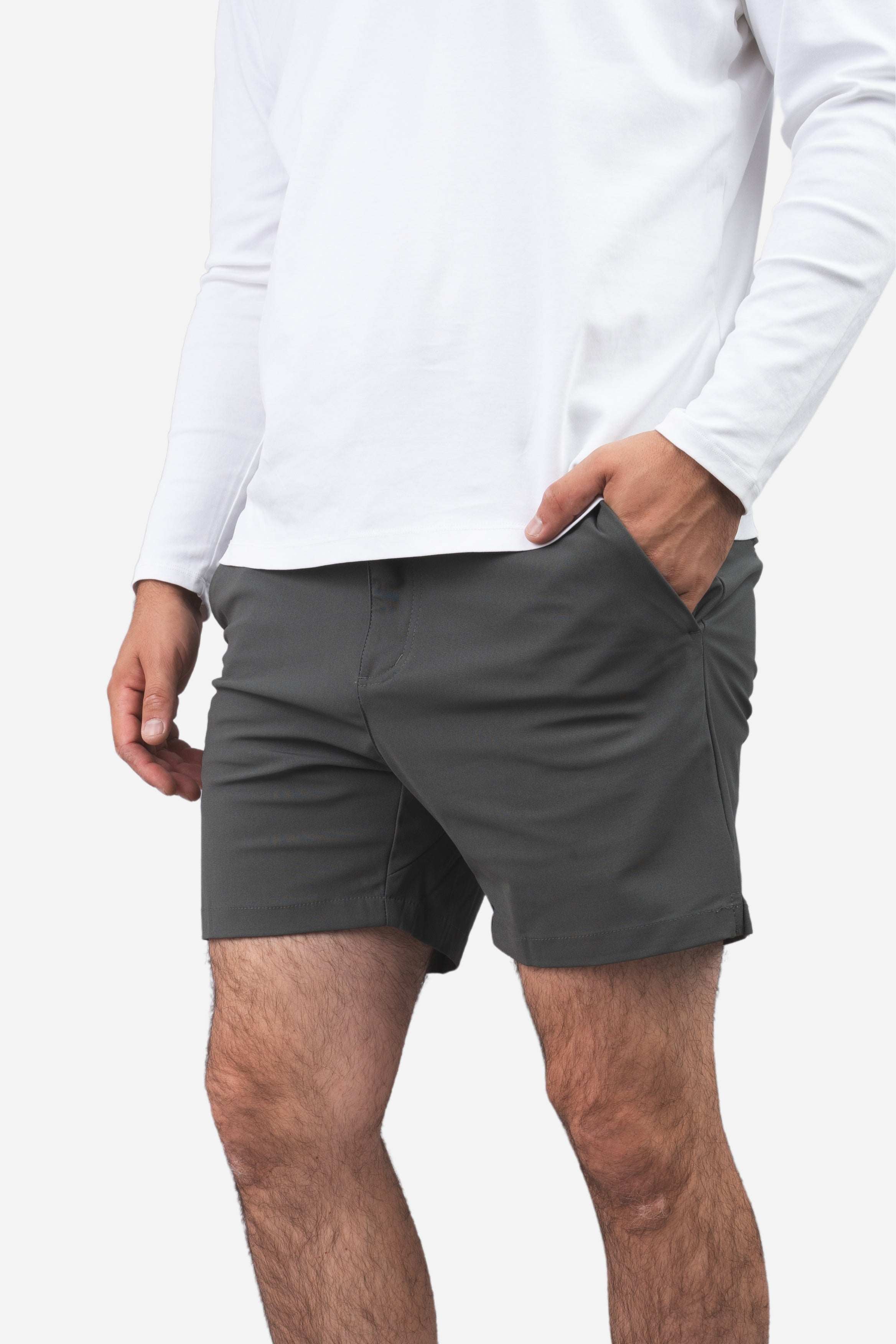 Pace Performance Shorts Charcoal