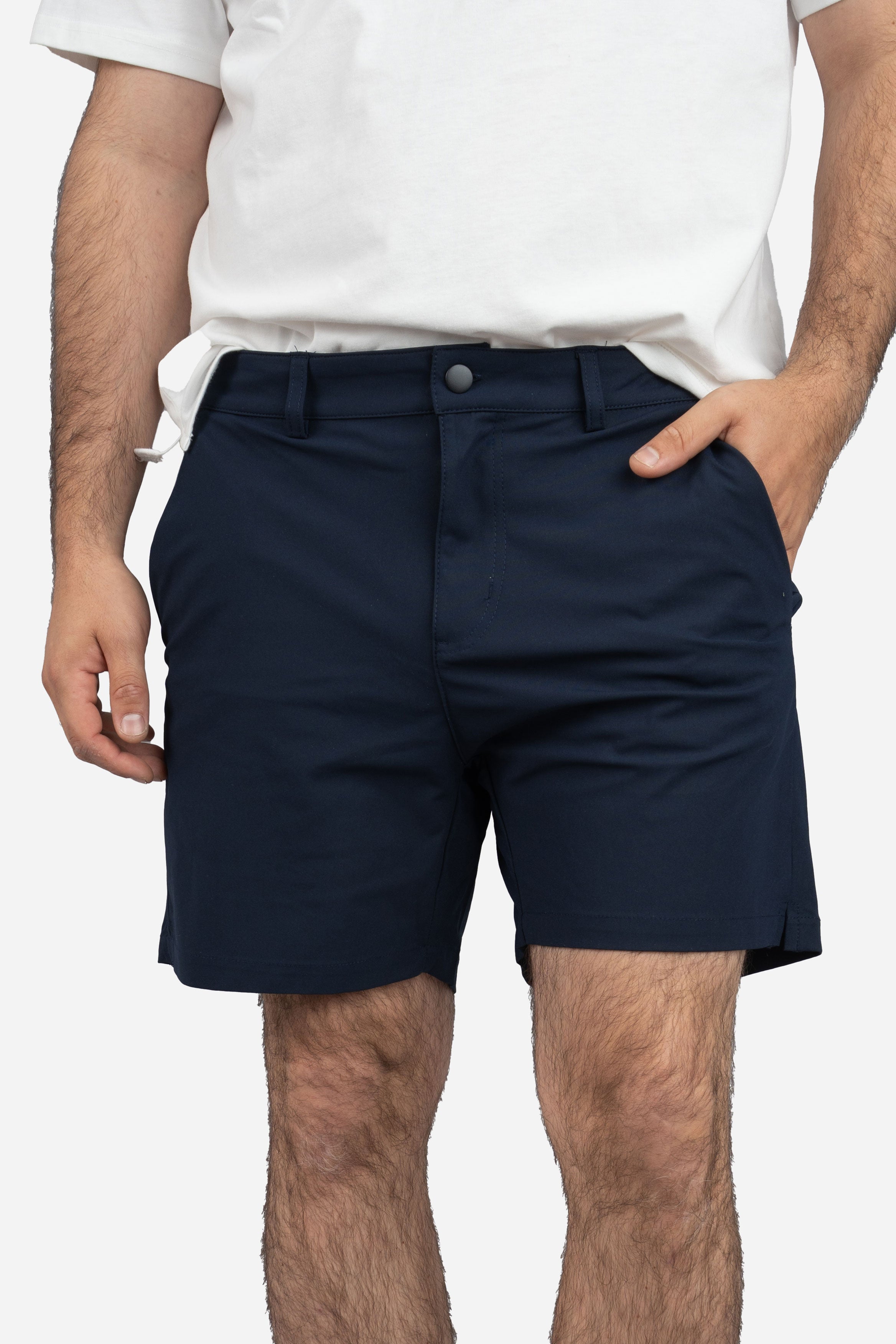 Pace Performance Shorts Navy - Shorts for Short Men | Under 510