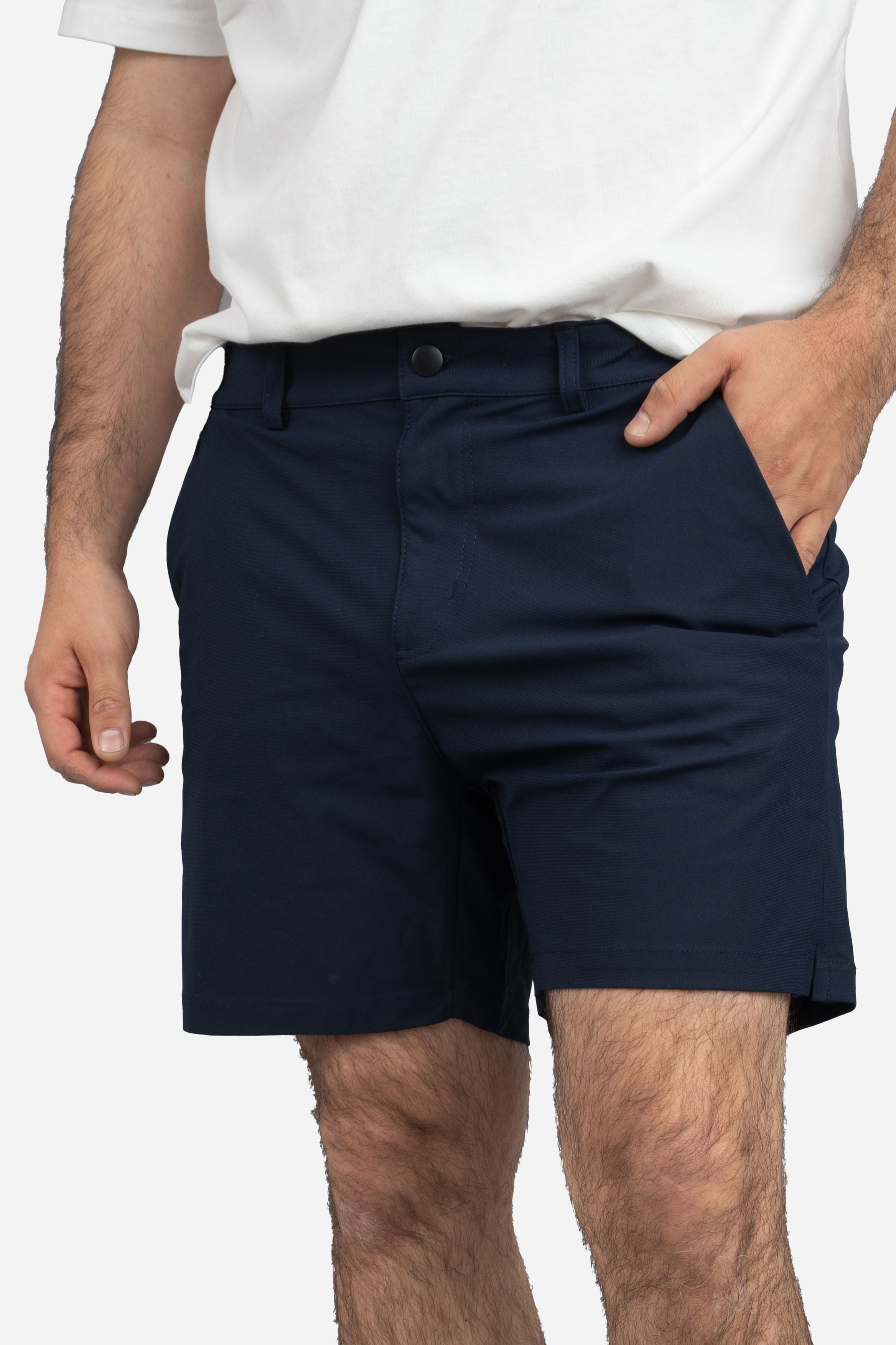 Pace Performance Shorts Navy - Shorts for Short Men | Under 510