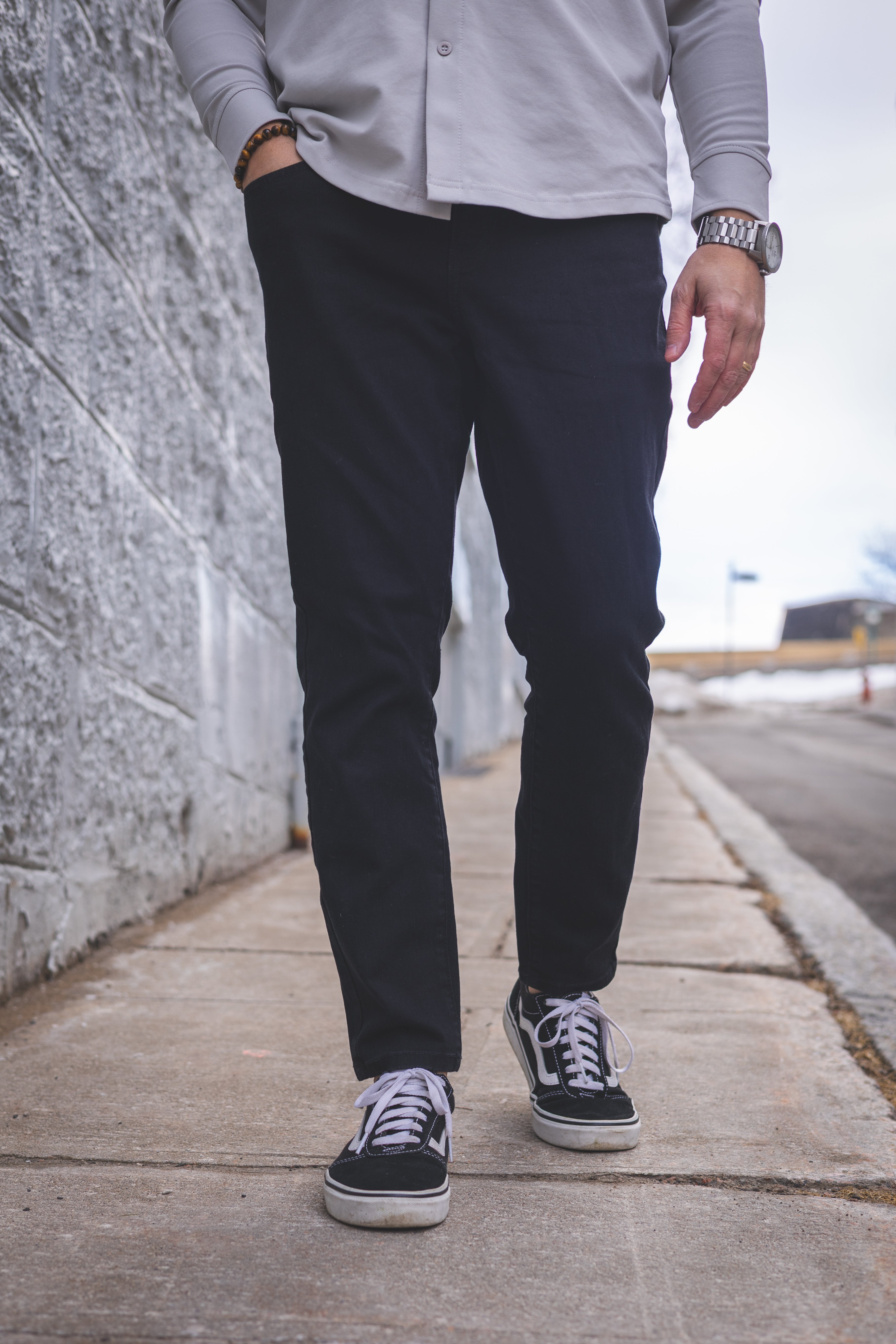 Core Extra Stretch Jeans Black