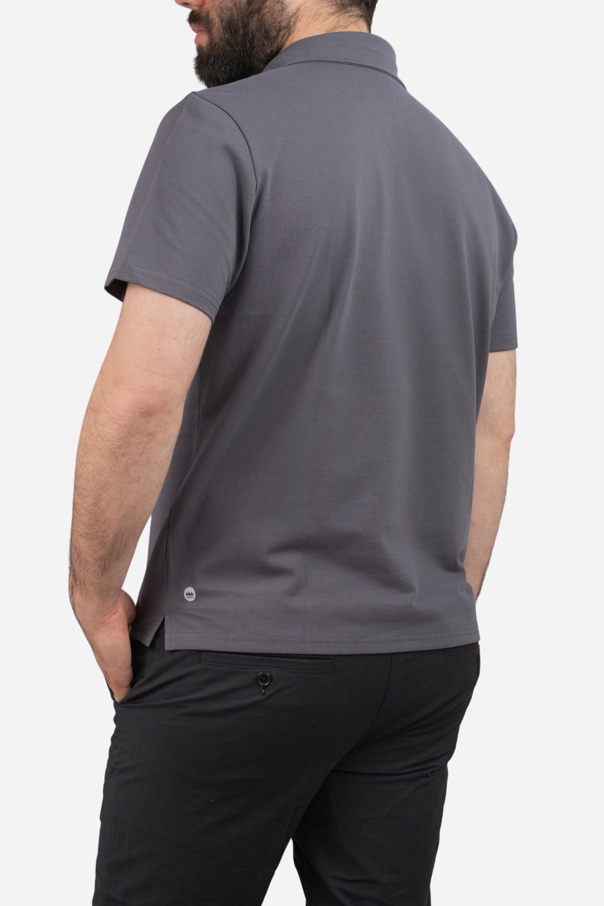 Performance Pique Polo | Charcoal | Under 510