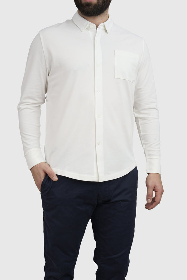 Men's Performance Button-Down Short Sleeve - White