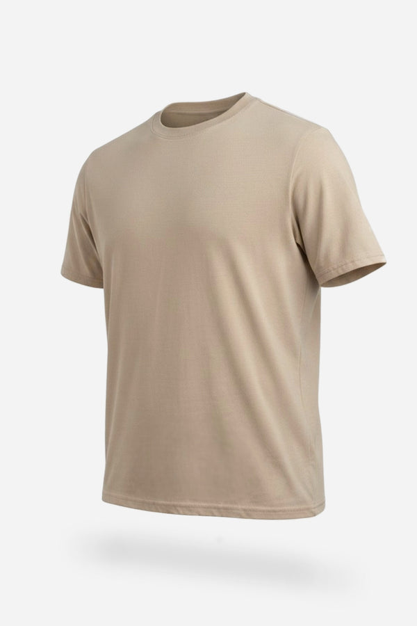 Core T-Shirt Regular Fit Taupe