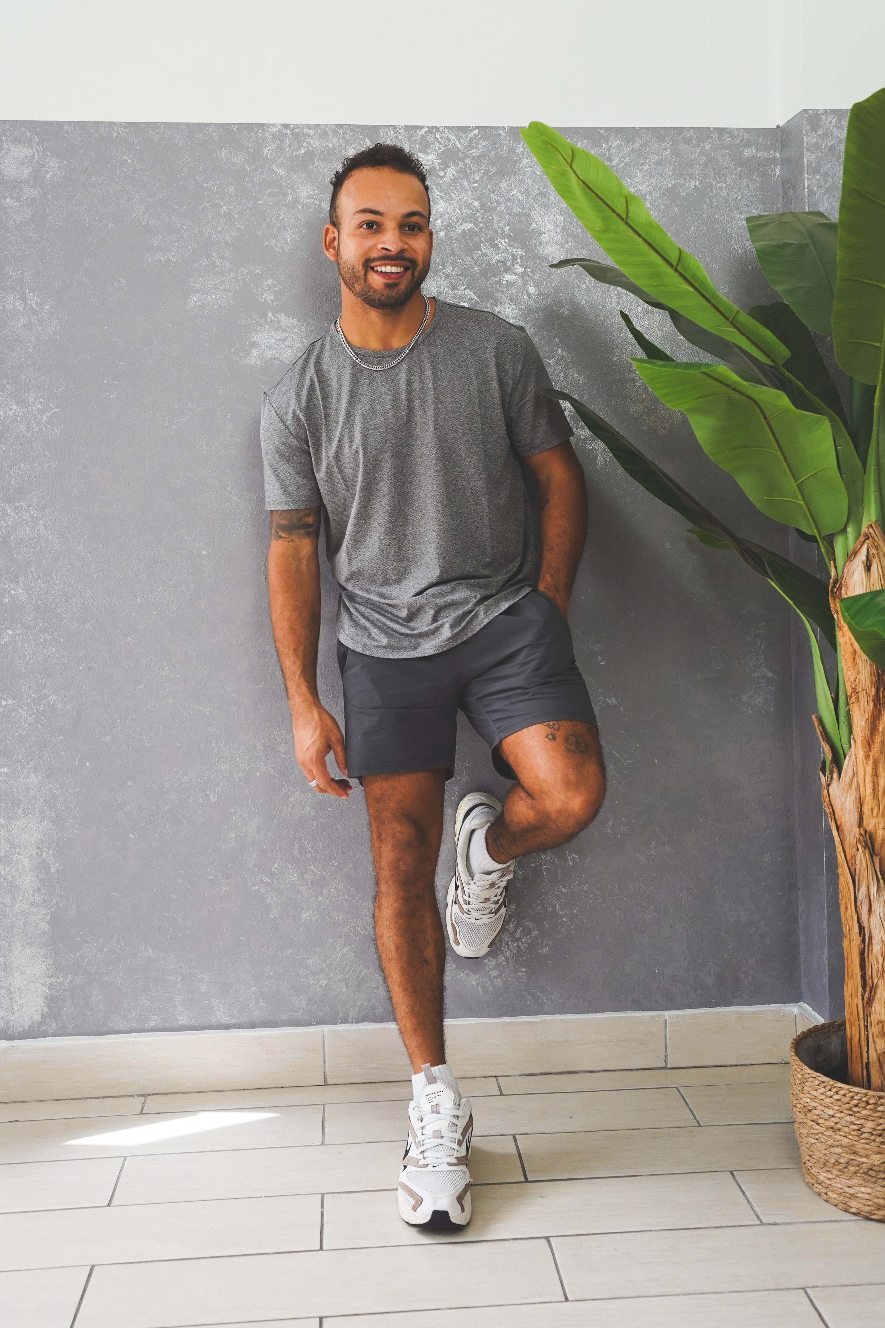 Running T-Shirt Charcoal